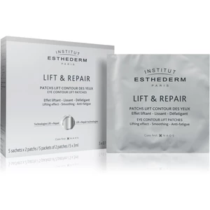 Institut Esthederm Lift & Repair Eye Contour Lift Patches náplasti pod oči proti vráskam 5x2 ks