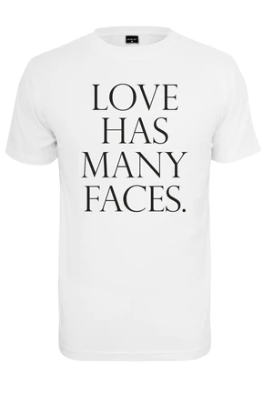 Love has many faces White T-shirt