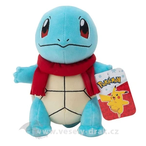 Jazwares Pokémon plyšák Squirtle so šálom 20 cm