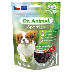 DR. ANIMAL Sportline pochoutka králík pro psy 100 g