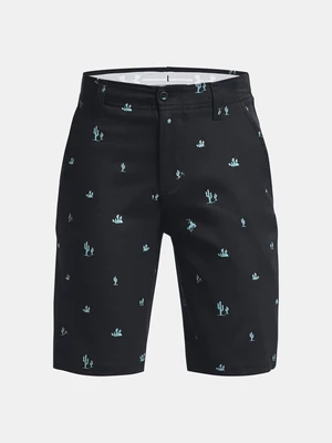 Under Armour Printed Black Boys' Sports Patterned Shorts