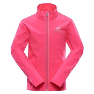 Children's softshell jacket with membrane ALPINE PRO MULTO pink