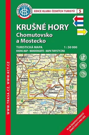 KČT 5 Krušné Hory Chomutovsko a Mostecko 1:50 000