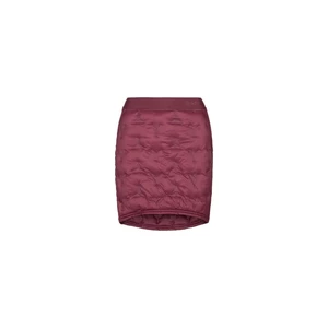 Burgundy women's winter quilted skirt Kilpi LIAN
