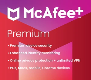 McAfee+ Premium Family Key (1 Year / Unlimited Devices)