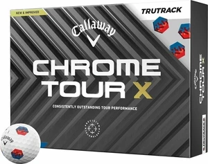 Callaway Chrome Tour X White TruTrack Piłka golfowa