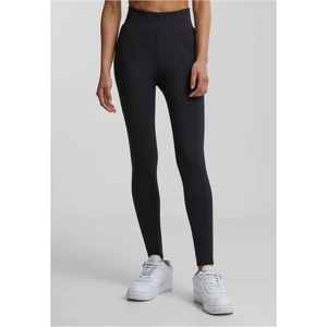 Women's high-waisted leggings black