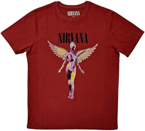 Nirvana Tricou In Utero Unisex Red L