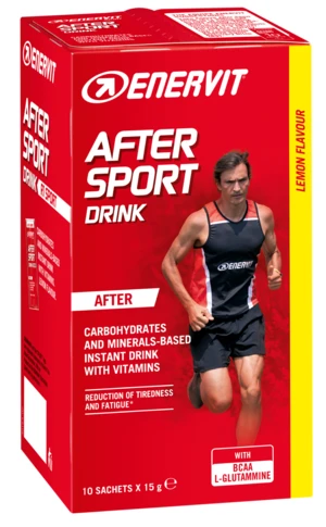 ENERVIT After sport drink citron 10 x 15 g