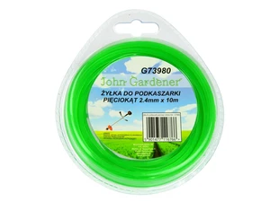 Struna do sekačky, hvězdicový tvar, různé rozměry a délky Délka: 30 m, Velikost: 3,0 mm