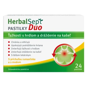 HERBALSEPT PASTILKY DUO RUMANCEK/MED 24KS