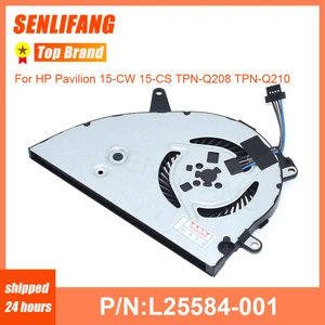 New Laptop CPU Cooling Fan P/N:L25584-001 For HP Pavilion 15-CW 15-CS TPN-Q208 TPN-Q210 4 Pins Cooler NS85B00-17K24