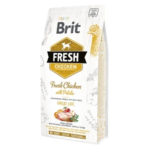 BRIT Fresh Chicken with Potato Adult Great Life granule pre psov 1 ks, Hmotnosť balenia: 12 kg