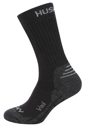 Children's socks HUSKY All Wool black