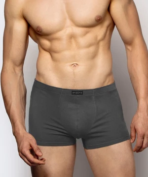 Men's tight boxer shorts ATLANTIC - dark gray