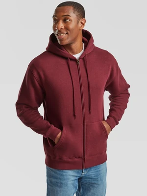 Burgundy Men's Hoodie Premium Fruit of the Loom