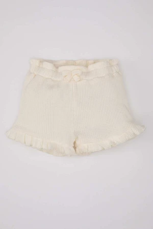 DEFACTO Baby Girl Comfort Fit Waffle Shorts