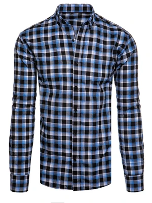 Men's Black Plaid Dstreet Shirt