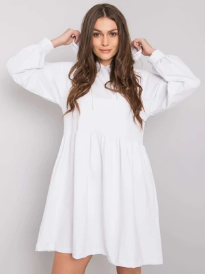 RUE PARIS White sweatshirt dress