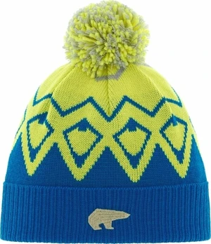 Eisbär Ziggy OS Pompon Beanie Bugatti/Ligt Yellow/Grey UNI Czapka