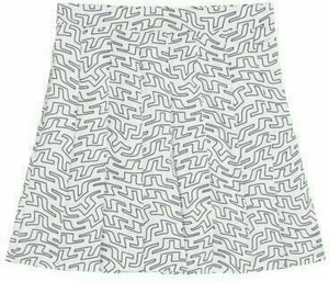 J.Lindeberg Adina Print Golf White Outline Bridge Swirl S Rock