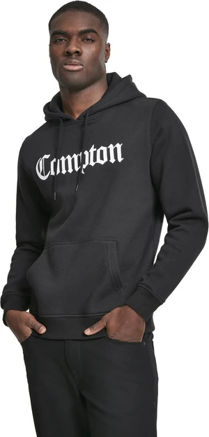 Compton Felpa con cappuccio Logo Black S