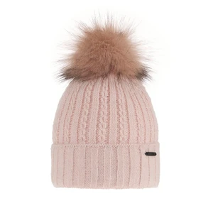 AGBO Woman's winter hat pink Karizma with pompom