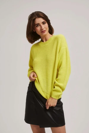 Sweater with a round neckline