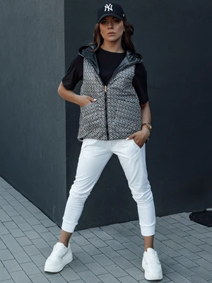 Women's quilted vest ICONVEST black Dstreet