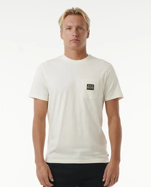 Rip Curl HORIZON BADGE SS TEE Bone T-shirt