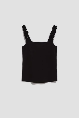 WOMEN'S TOP L-TS-4067 BLACK