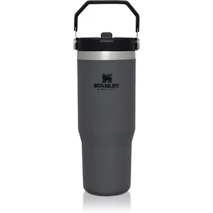 Stanley IceFlow™ Flip Straw Tumbler nerezová láhev na vodu Charcoal 890 ml