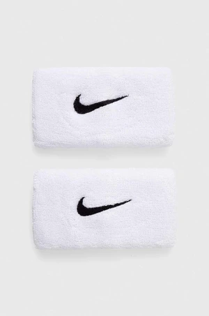 Náramky Nike 2-pack bílá barva