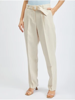 Beige women's trousers ORSAY - Women