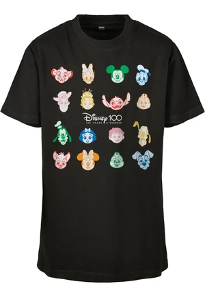Disney 100 Faces Tee Kids T-Shirt Black