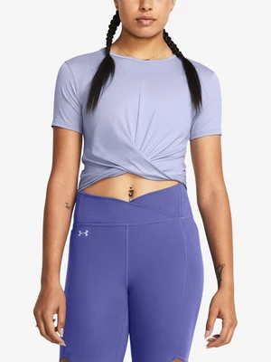 Under Armour Motion Crossover Crop SS Triko Fialová