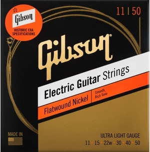 Gibson Flatwound 11-50 Cuerdas para guitarra eléctrica