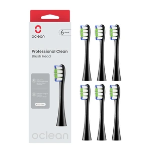 Oclean Professional Clean P1C5 B06 náhradní hlavice 6 ks černé