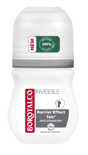 Borotalco Guličkový dezodorant Invisible 50 ml