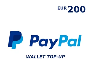 PayPal Wallet 200 EUR Top Up