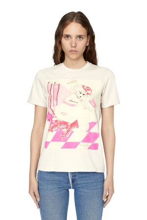 Diesel T-shirt - PR-T-REGM T-SHIRT beige