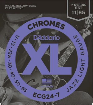 D'Addario ECG24-7 Corde Chitarra Elettrica