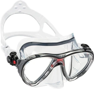 Cressi Big Eyes Evolution Clear/Red Transparent UNI Mască scufundări