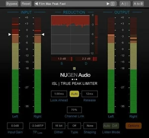 Nugen Audio ISL 2ST Software de masterización (Producto digital)