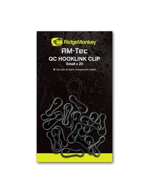 RidgeMonkey klip RM-Tec Quick Change Hooklink Clip Small 20ks