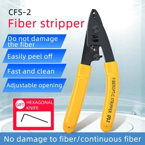 KELUSHI CFS-2 Double-hole Pliers Fiber Optical Stripper/ Pliers/ Wire strippers FTTH Tools Miller Optical Fiber Stripping Pliers