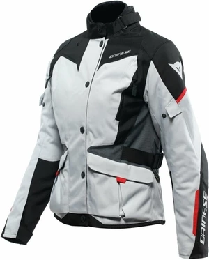 Dainese Tempest 3 D-Dry® Lady Glacier Gray/Black/Lava Red 44 Kurtka tekstylna