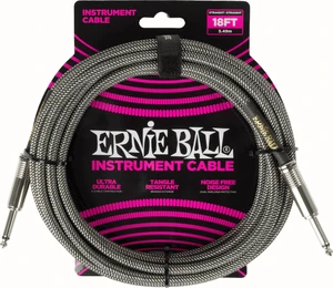 Ernie Ball Braided Instrument Cable Straight/Straight 5,5 m Rovný - Rovný Nástrojový kabel