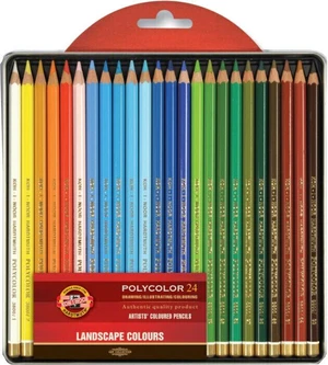 KOH-I-NOOR Polycolor Artist's Coloured Pencils Sada barevných tužek Krajina 24 ks