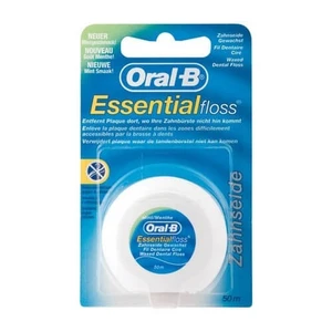 Oral B Dentální nit s mentolovou příchutí (Essential Floss Mint) 50 m